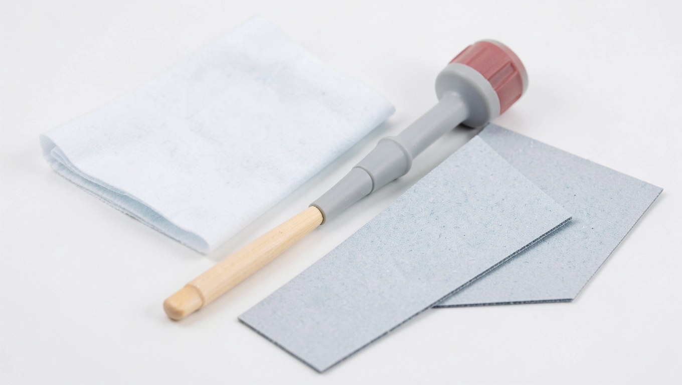 Akcesoria w zestawie naprawczym do linoleum