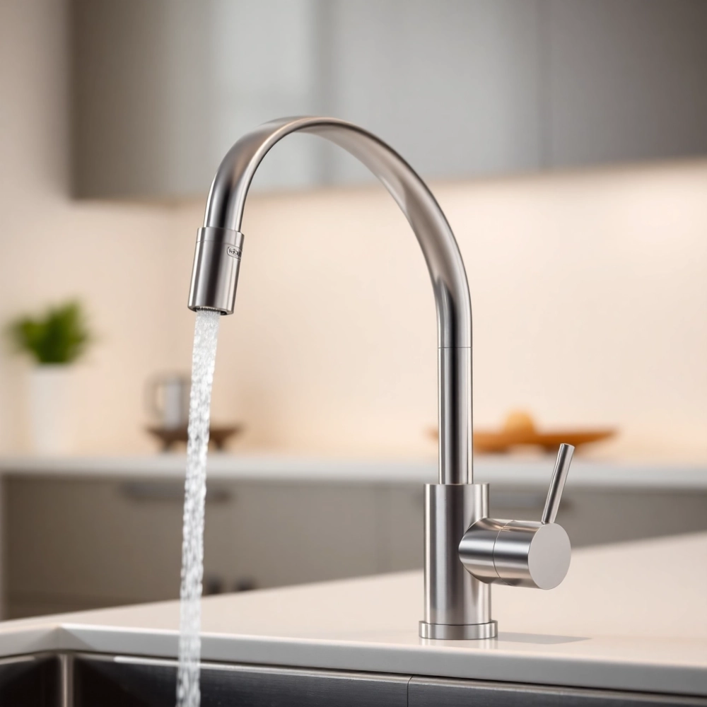 Bateria kuchenna z elastyczną wylewką Grohe