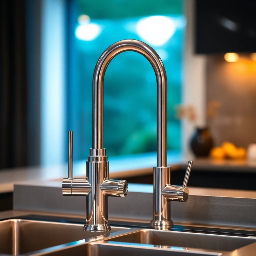 Bateria Kuchenna Z Wyciąganą Wylewką I Filtrem