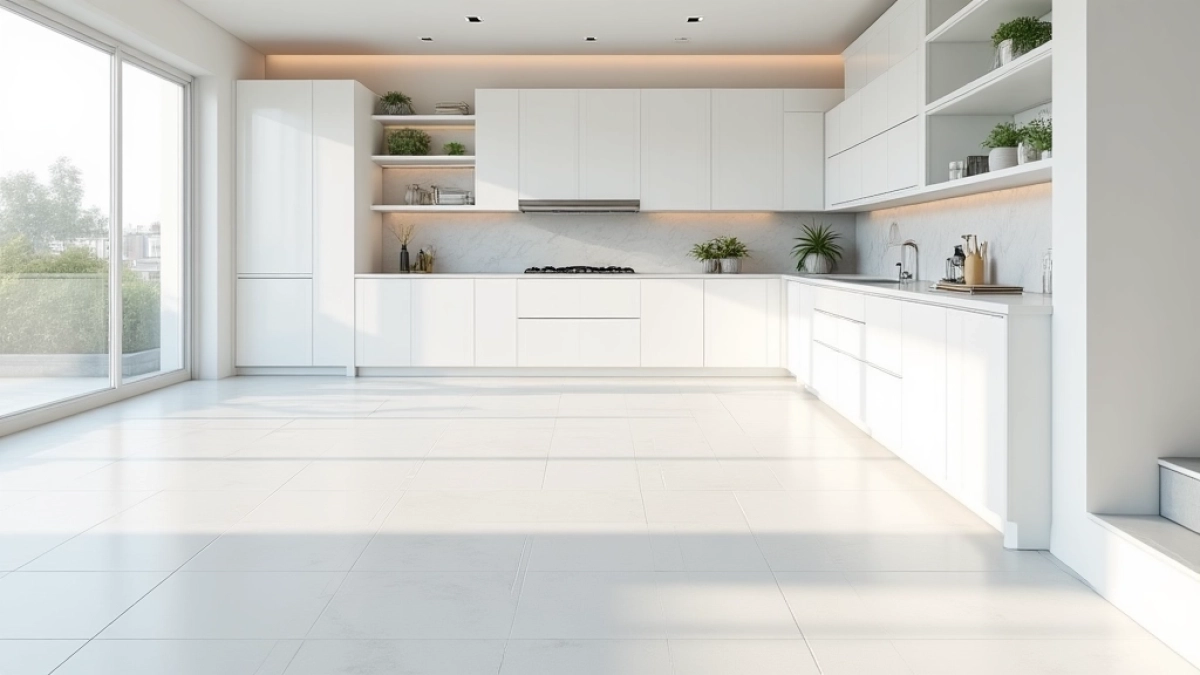 biała kuchnia jakie płytki
