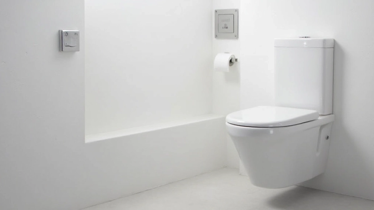 biały montaż geberitu