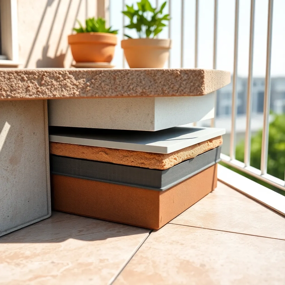 Co pod płytki na balkonie