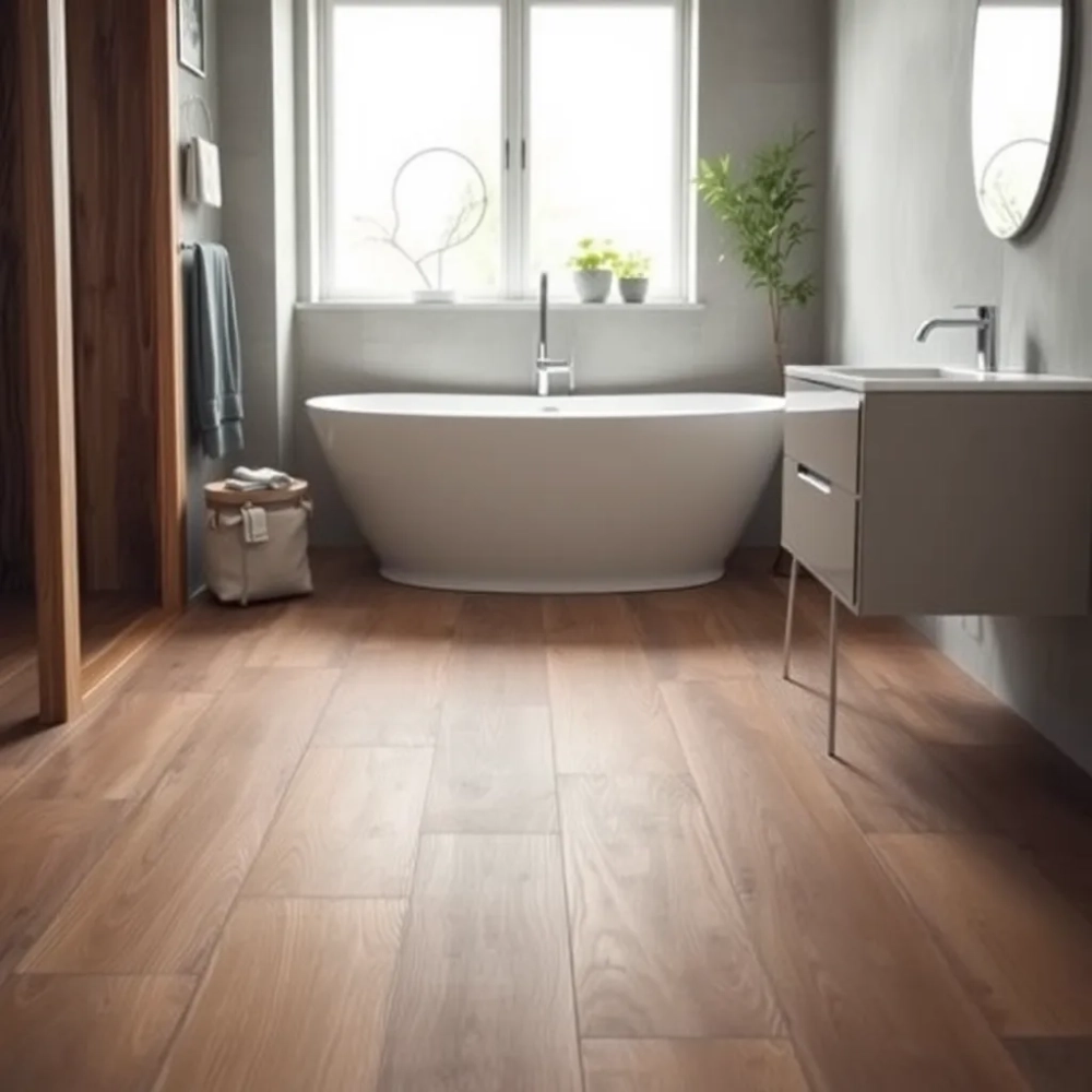 Co zamiast płytek na podłogę w łazience