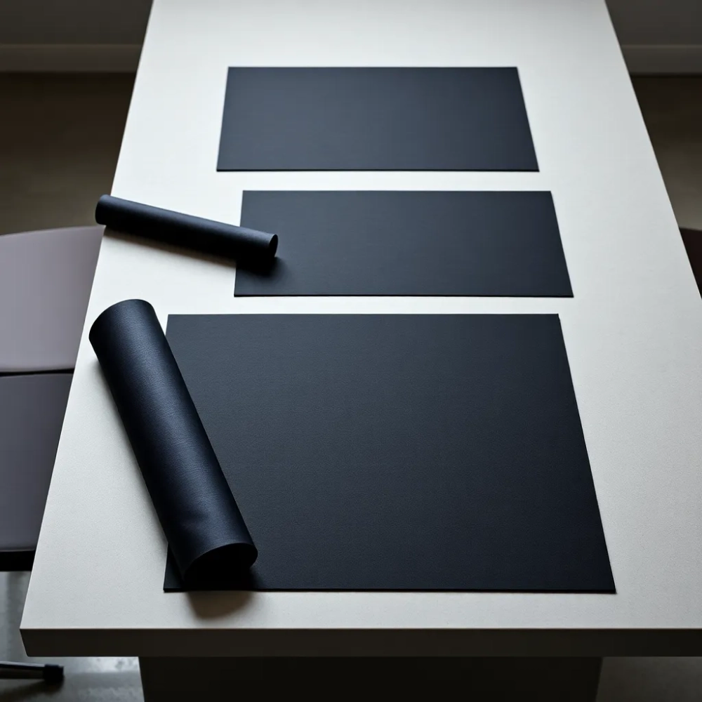 Czarne podkładki na stół homla