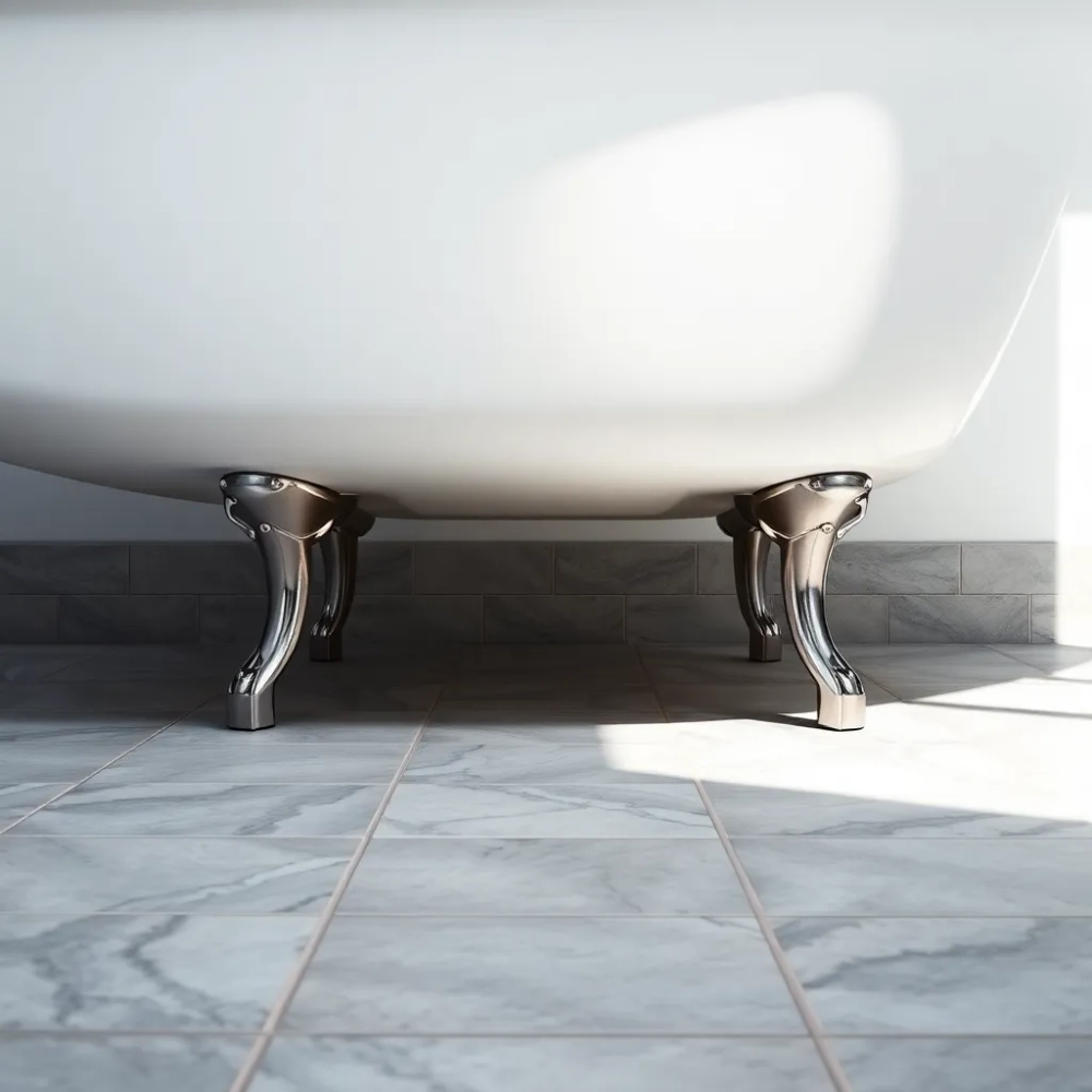 Czy kłaść płytki pod wanną