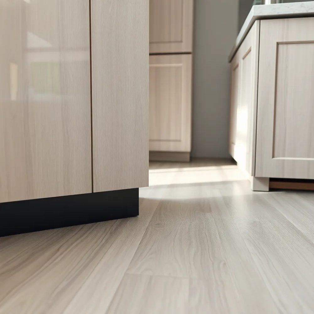 Czy meble kuchenne mogą stać na panelach winylowych