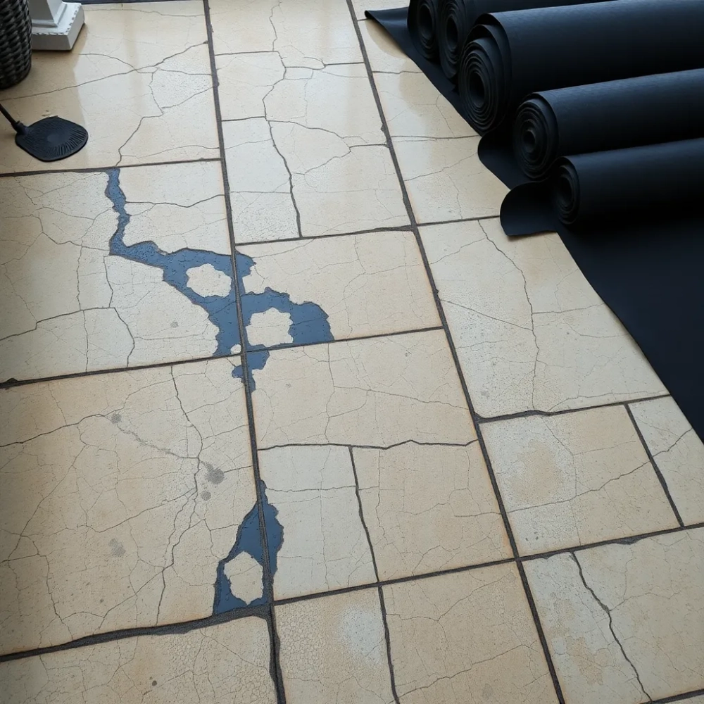 Czy można położyć papę na płytki