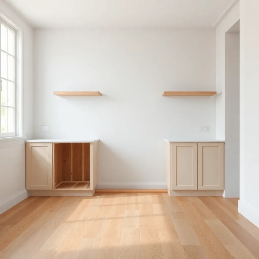 Czy układać panele pod szafkami w kuchni