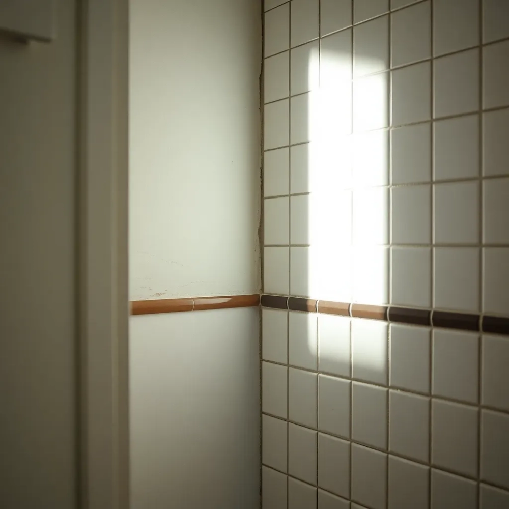 Czy układać płytki za szafkami w łazience