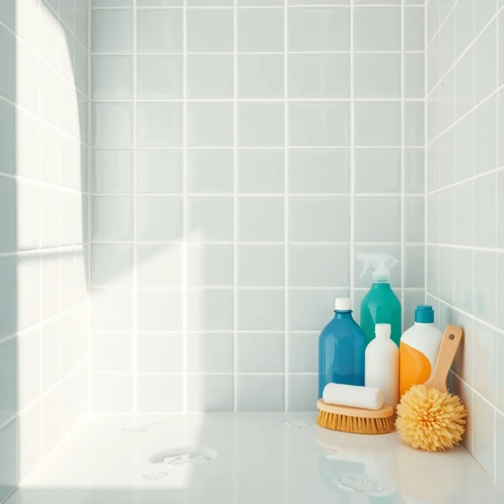 Czym myć płytki pod prysznicem