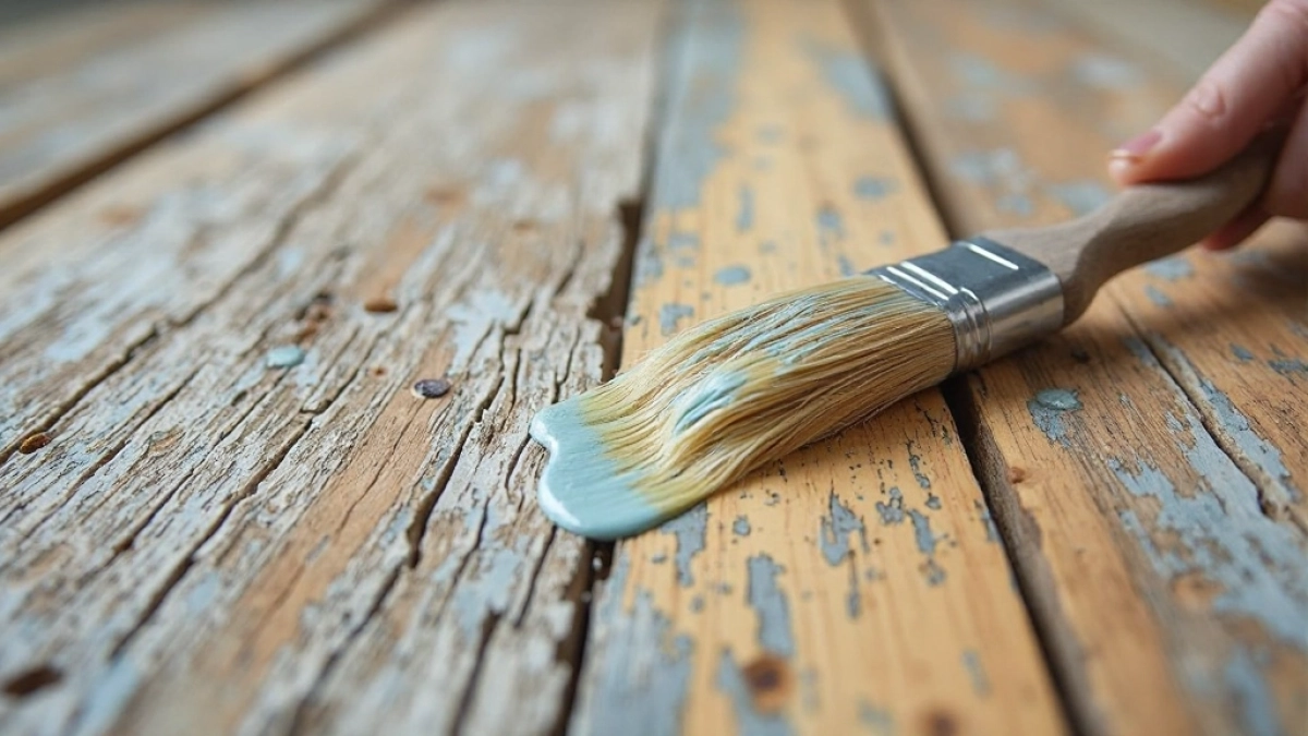 czym pomalować deski podłogowe