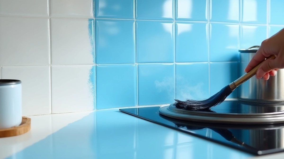 czym pomalować płytki w kuchni