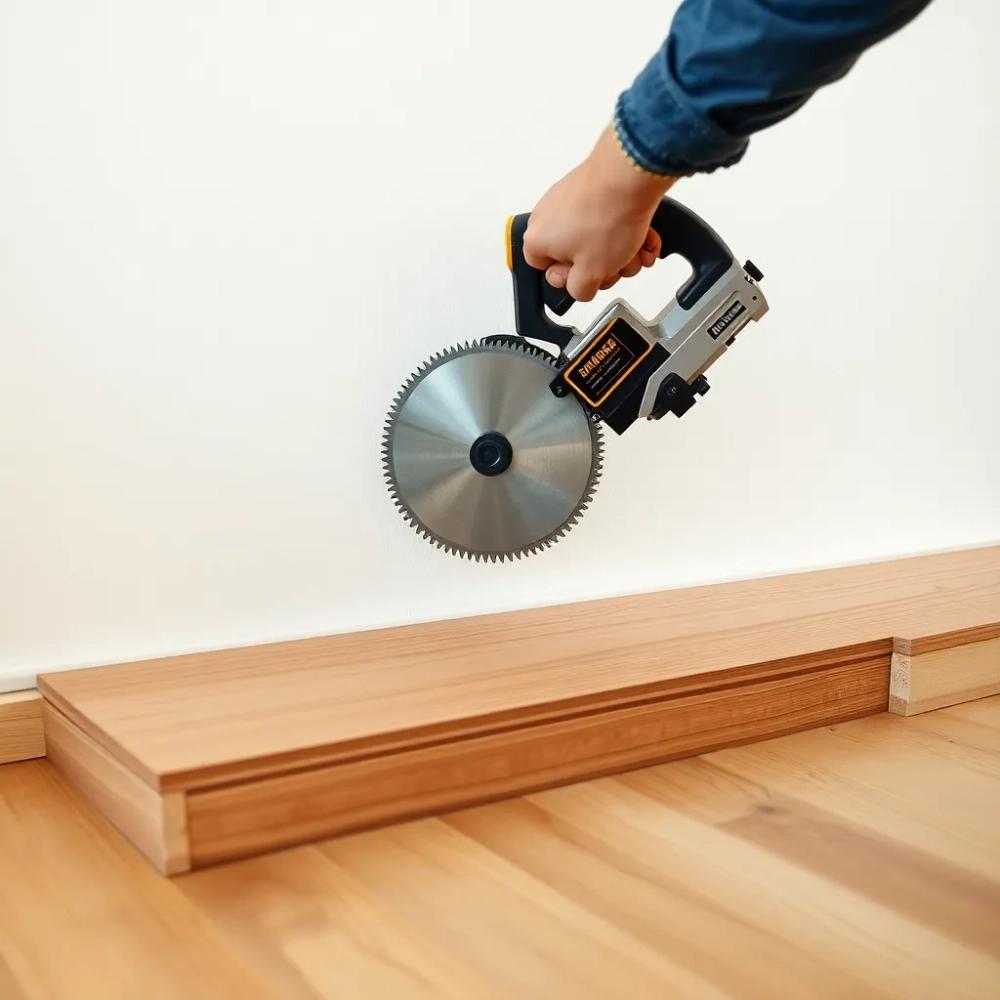 Czym przyciąć panele podłogowe przy ścianie