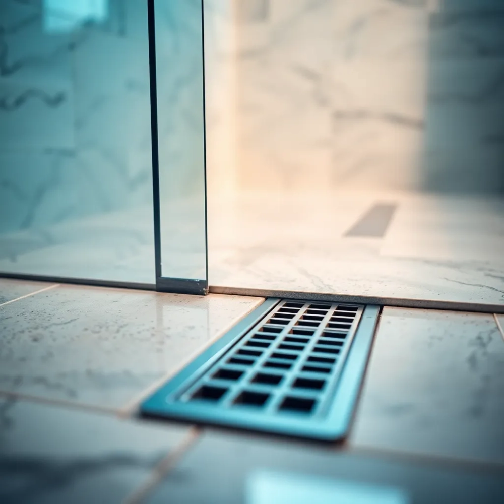 Czym przykleić płytki do odpływu liniowego