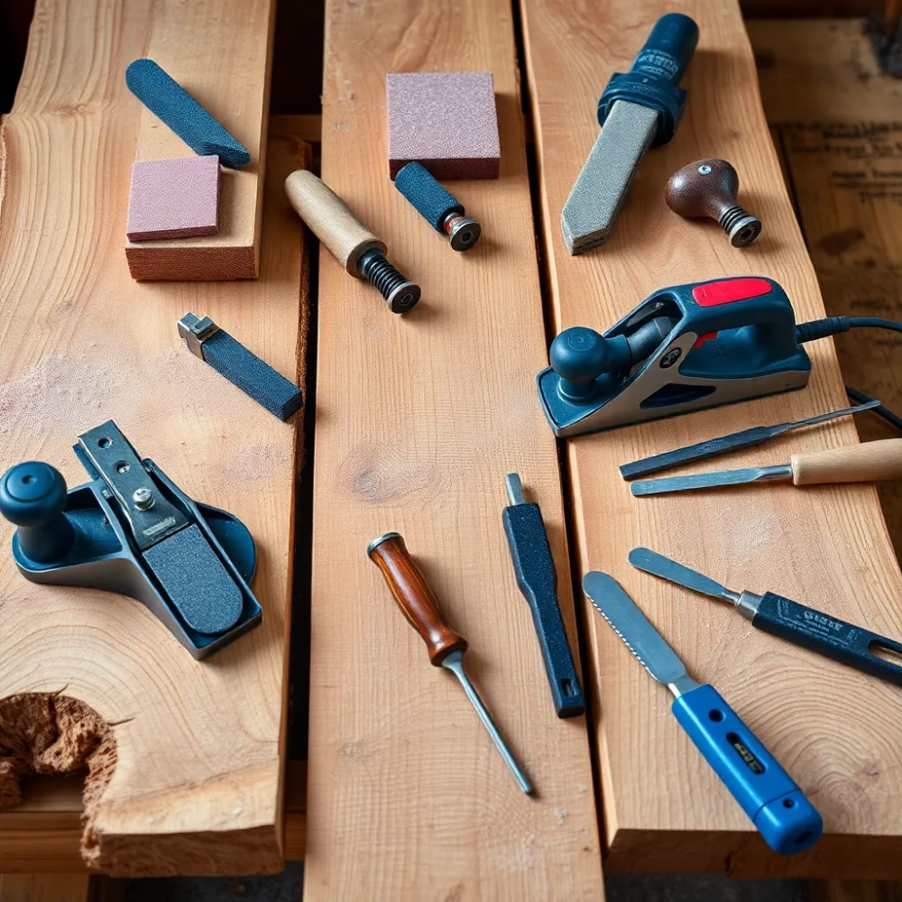 Czym szlifować deski z tartaku