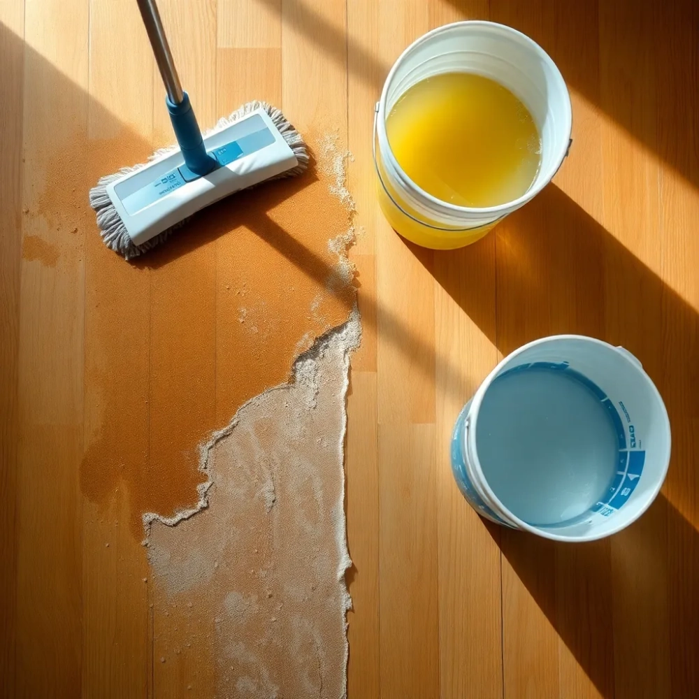 Czym umyć podłogę żeby się nie kleiła