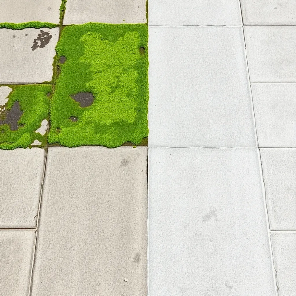 Czym wyczyścić płytki chodnikowe