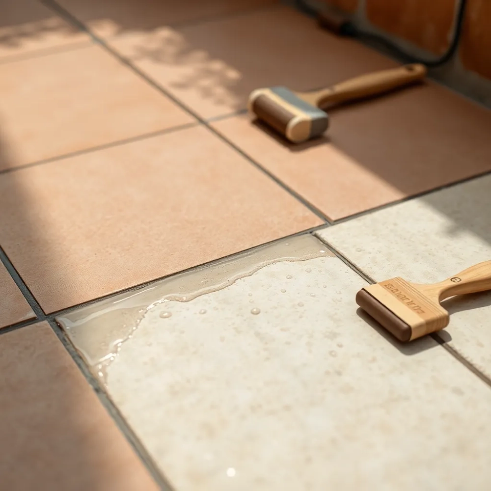 Czym zabezpieczyć płytki na tarasie