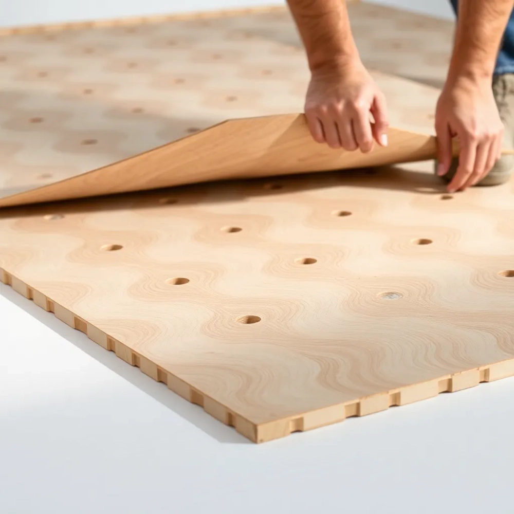 Demontaż paneli podłogowych KNR