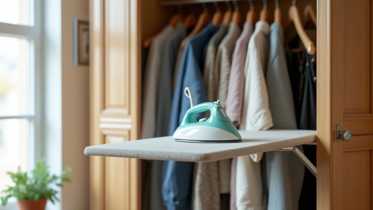 deska do prasowania montowana w szafie