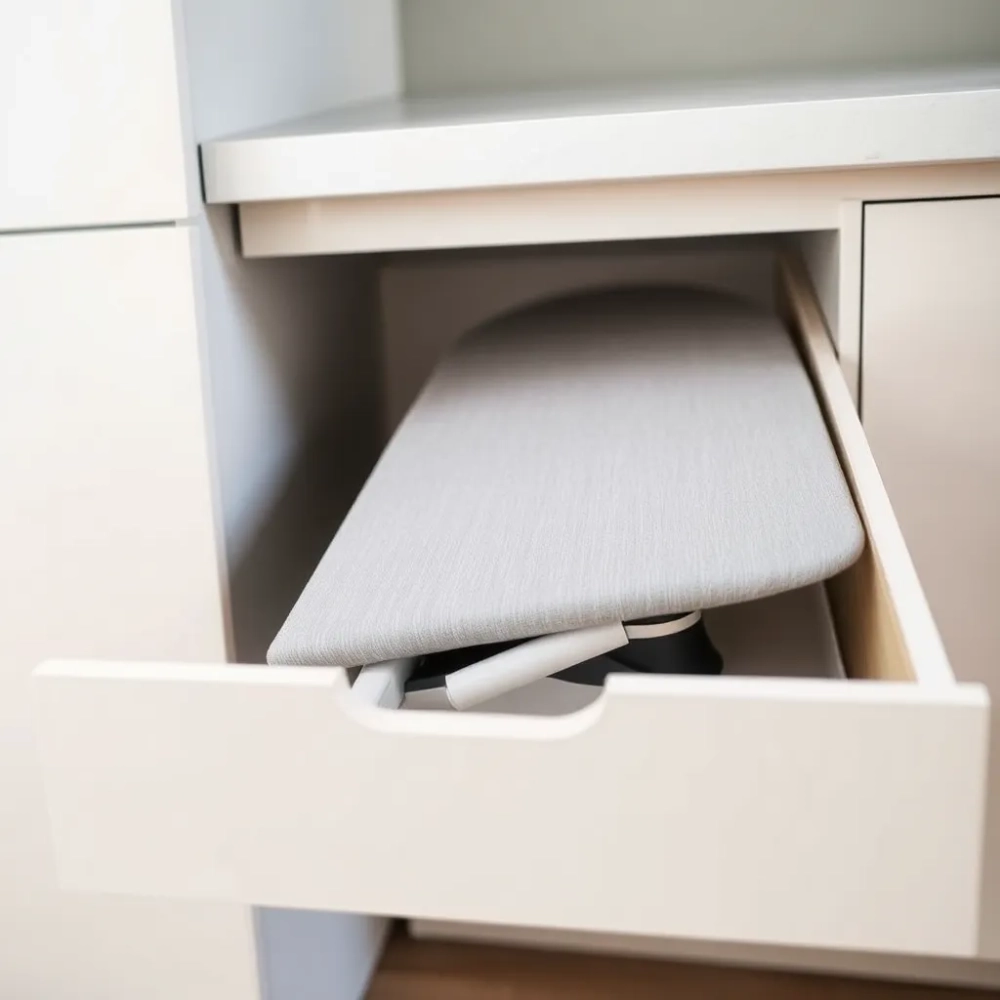 Deska do prasowania składana w szufladzie