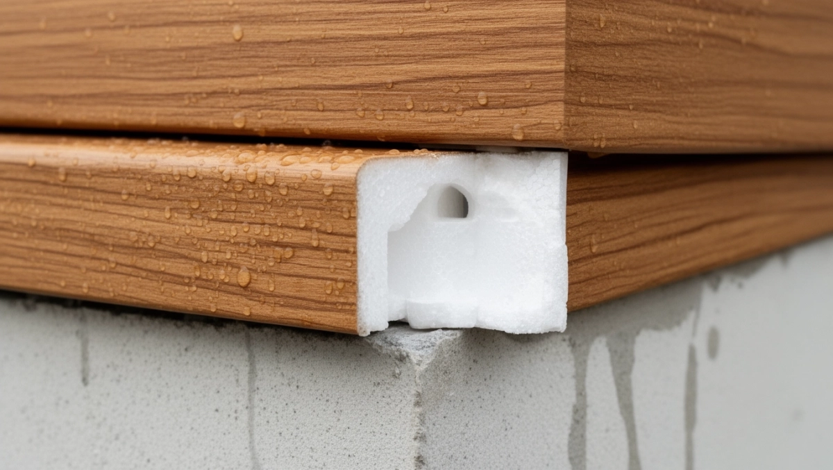 deska elewacyjna na rdzeniu styropianowym