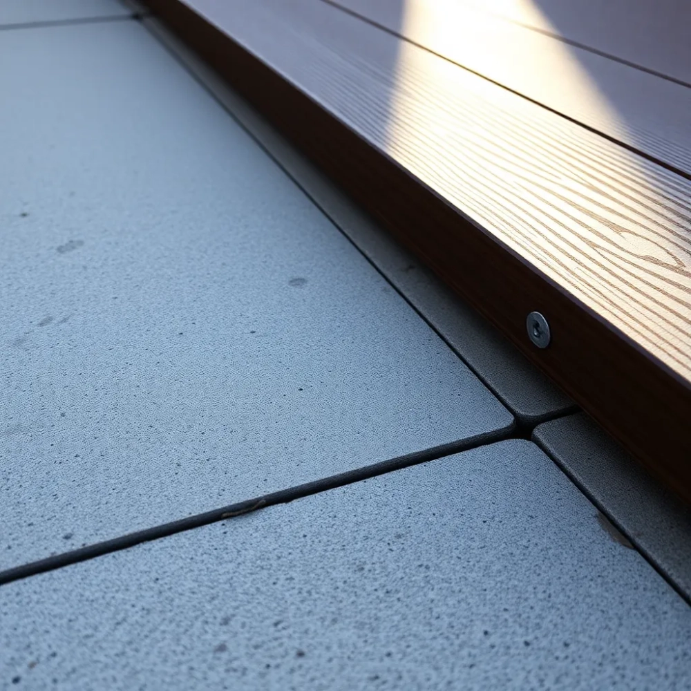 Deska kompozytową montaż na betonie