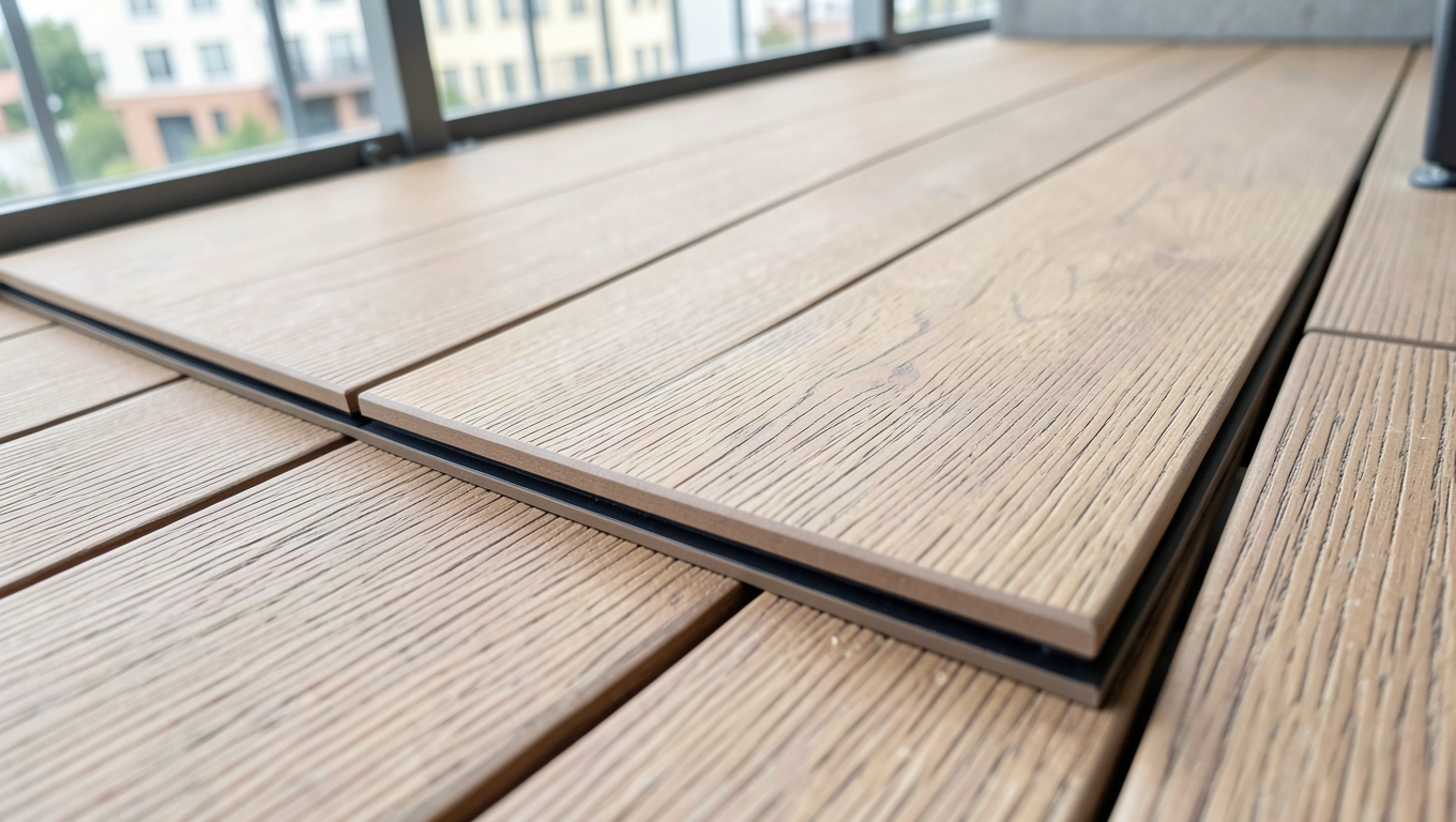 Deski kompozytowe na balkonie