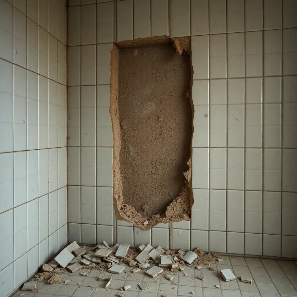 dlaczego płytki odpadają ze ściany