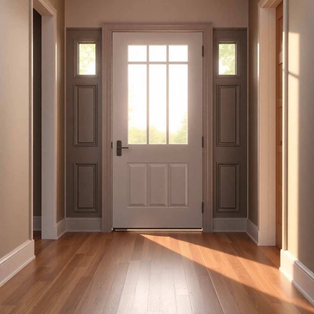 Drzwi zewnętrzne przed czy po podłogach