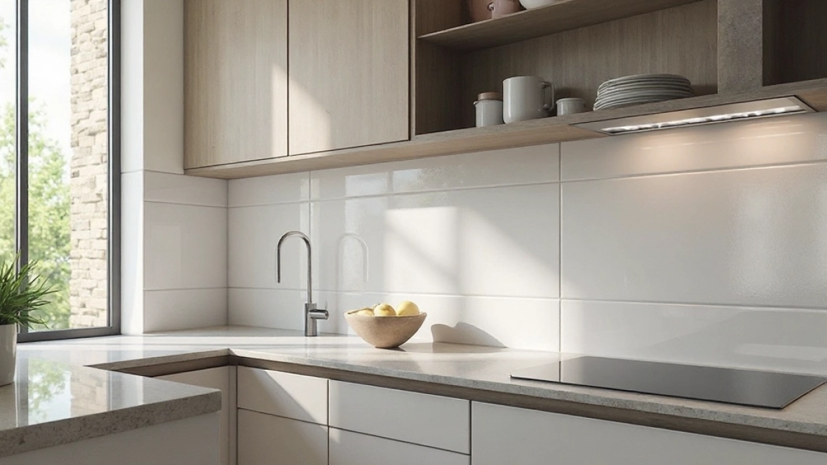 Duże płytki do kuchni na ścianę