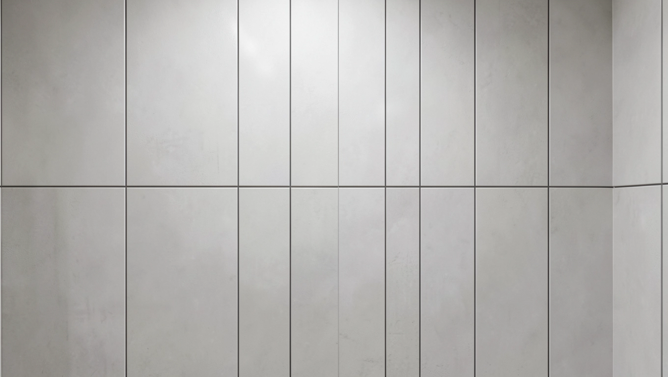 Duże płytki na ścianę łazienki