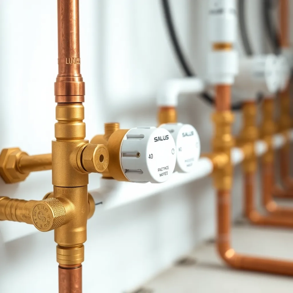 Elektrozawory do podłogówki Salus