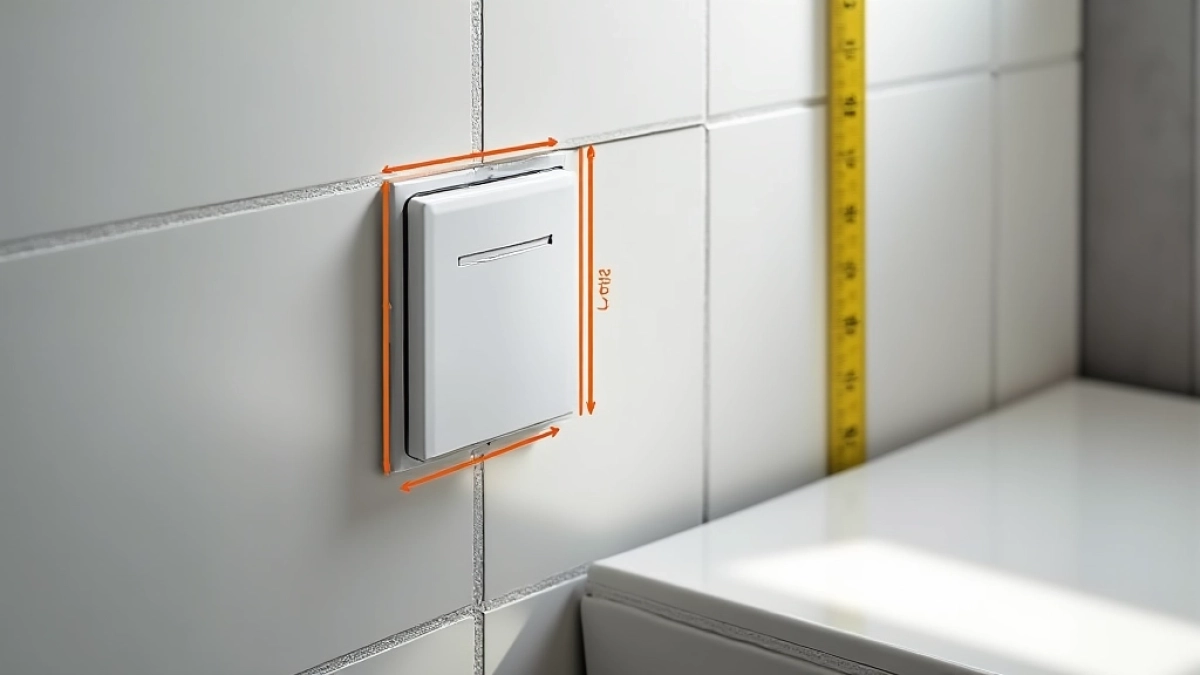 geberit odległość od ściany