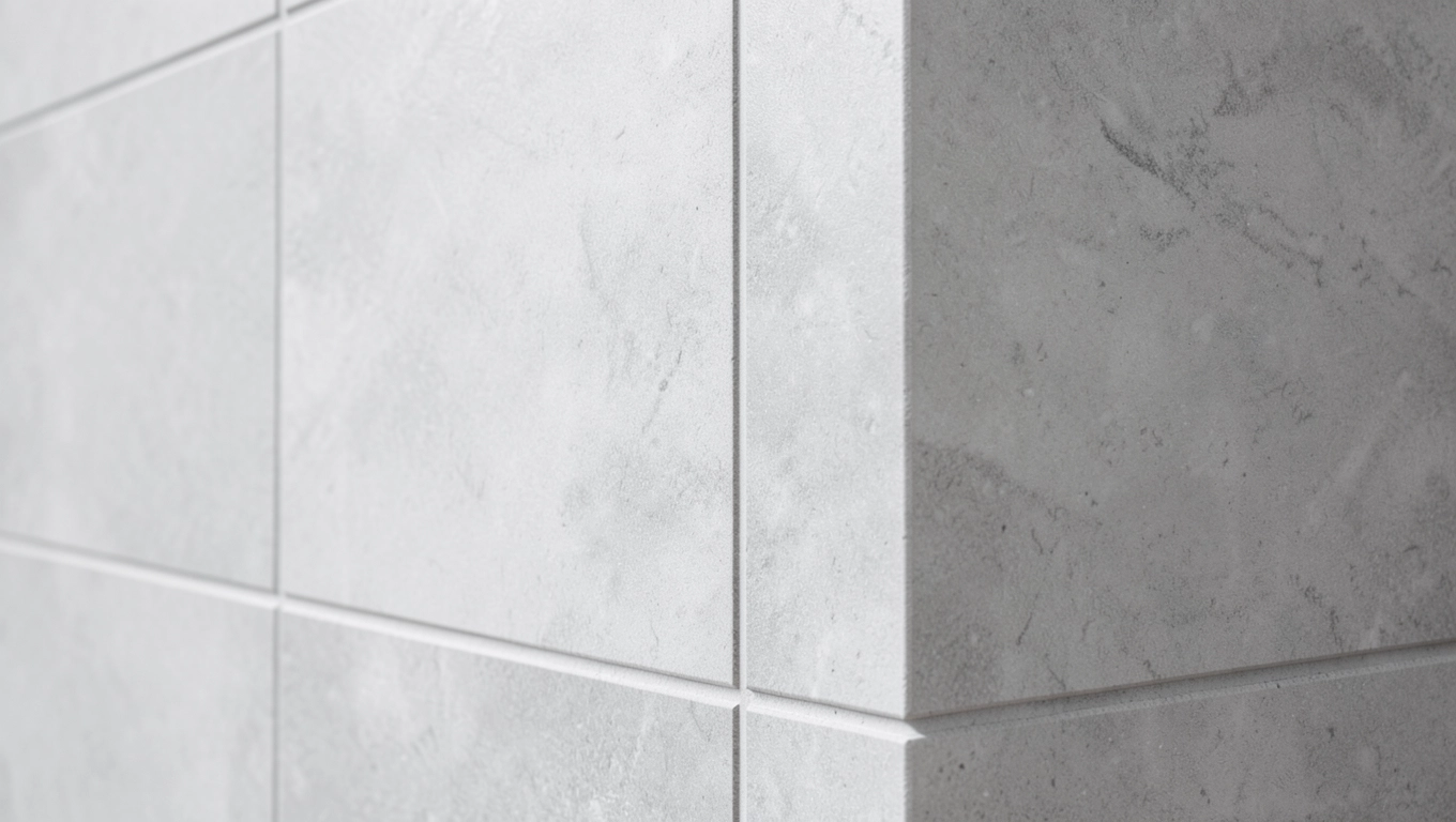 Grubość i waga płytek podłogowych na ścianie