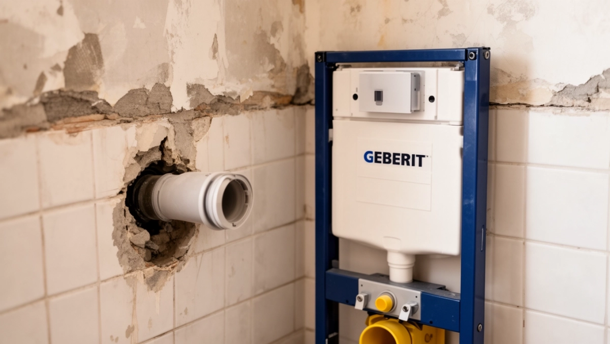 Ile można odsunąć geberit od ściany