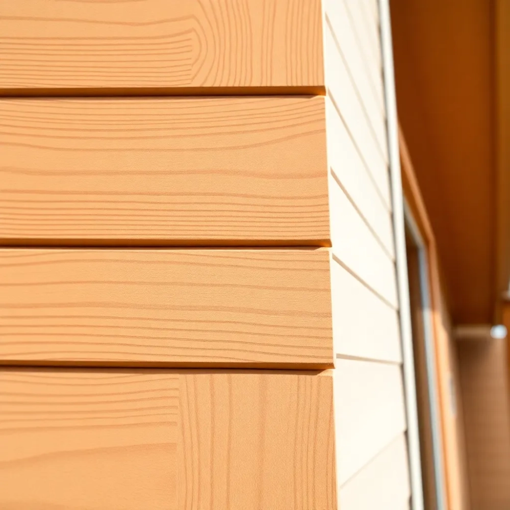 Imitacja deski elewacyjnej styropianowa