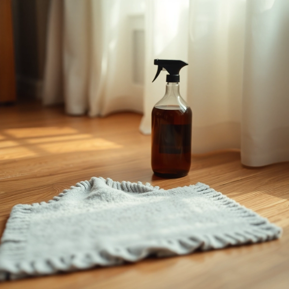 jak czyścić podłogę drewnianą