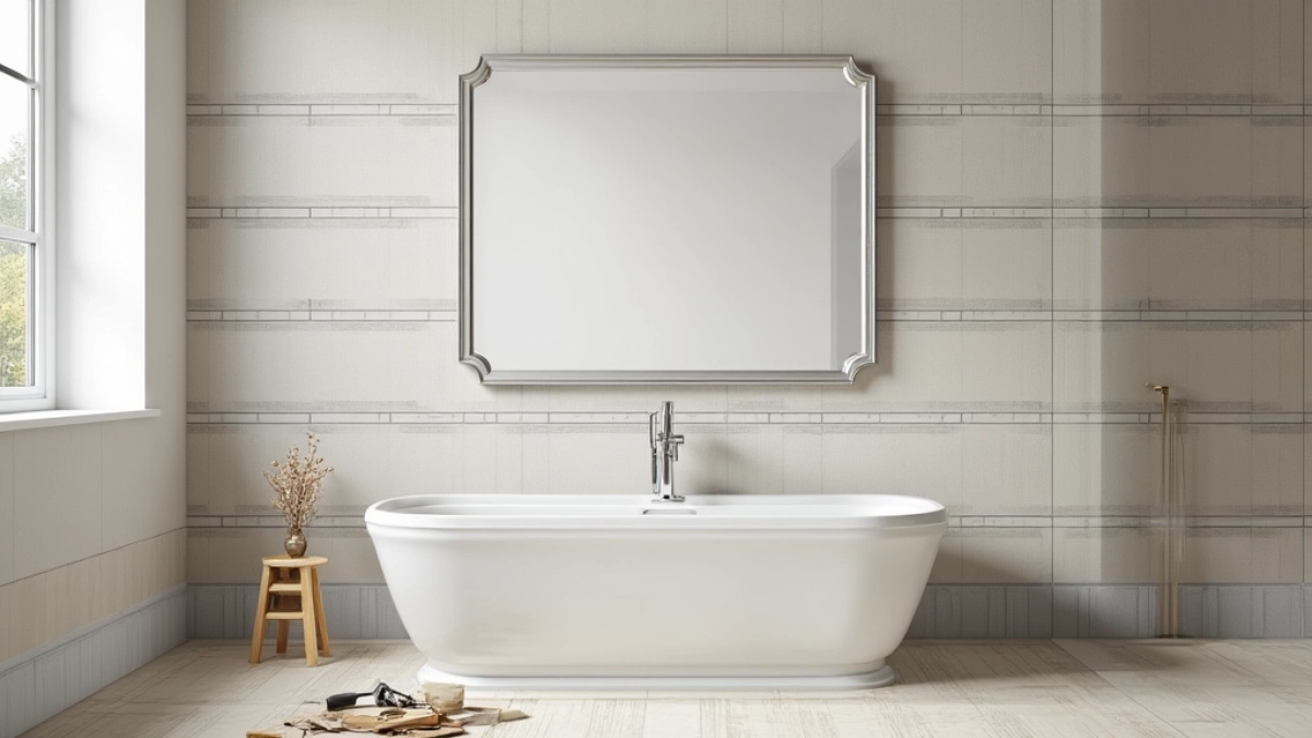 jak kłaść płytki 120x60 na ścianie