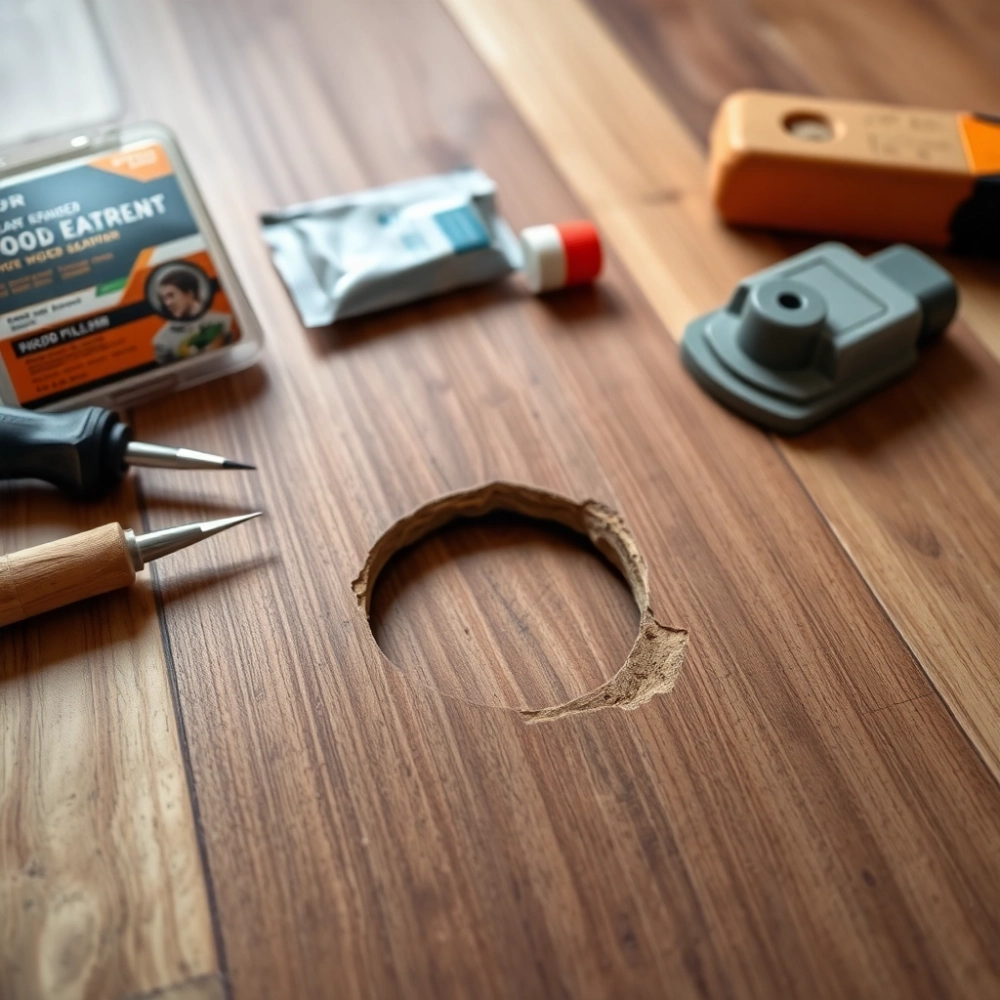 Jak naprawić dziurę w panelu podłogowym