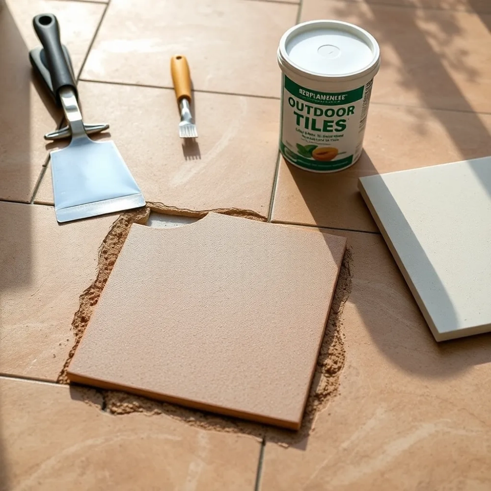 Jak naprawić odpadające płytki na tarasie