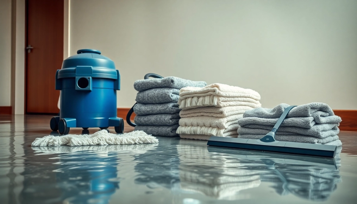 Jak osuszyć podłogę po zalaniu