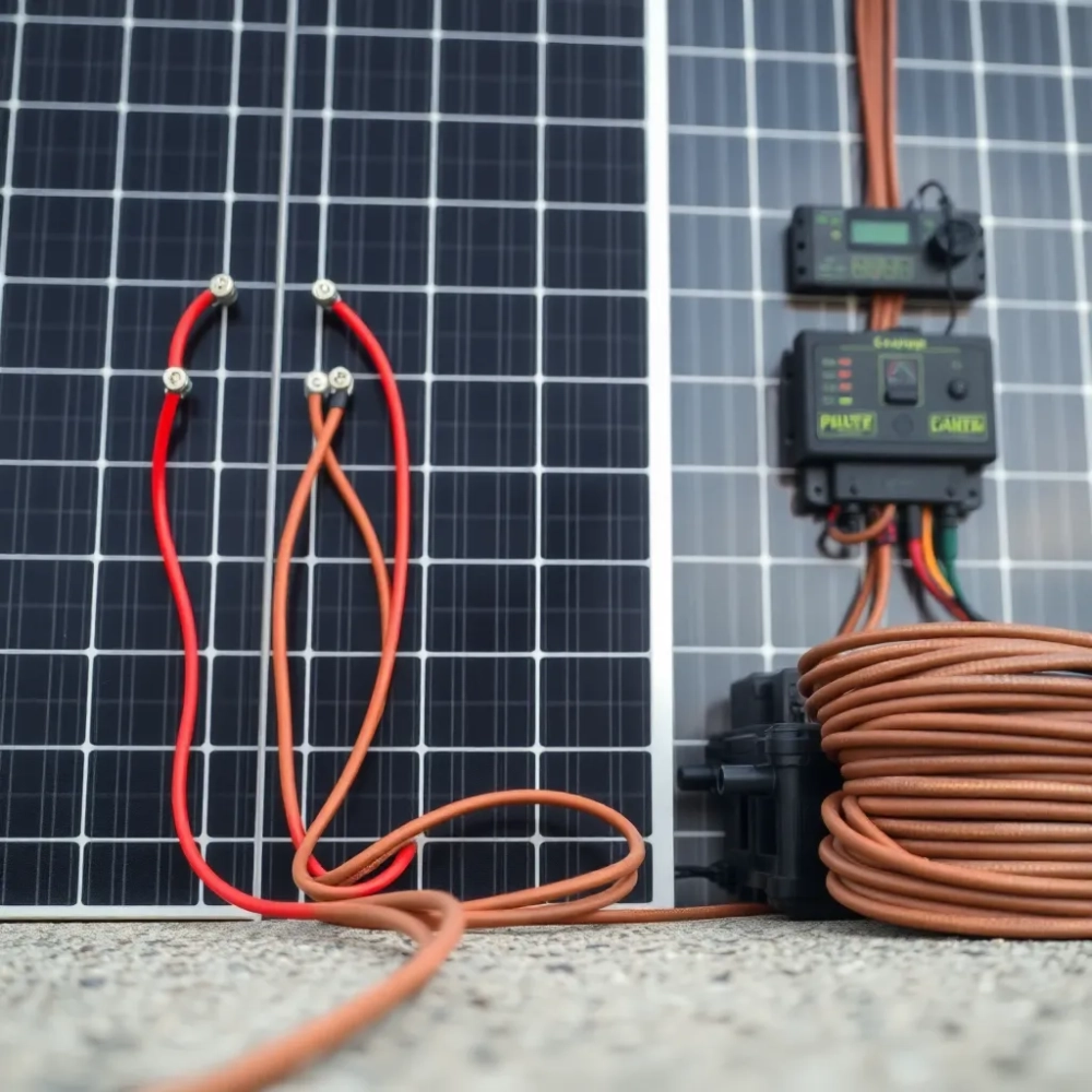 jak podłączyć panele słoneczne