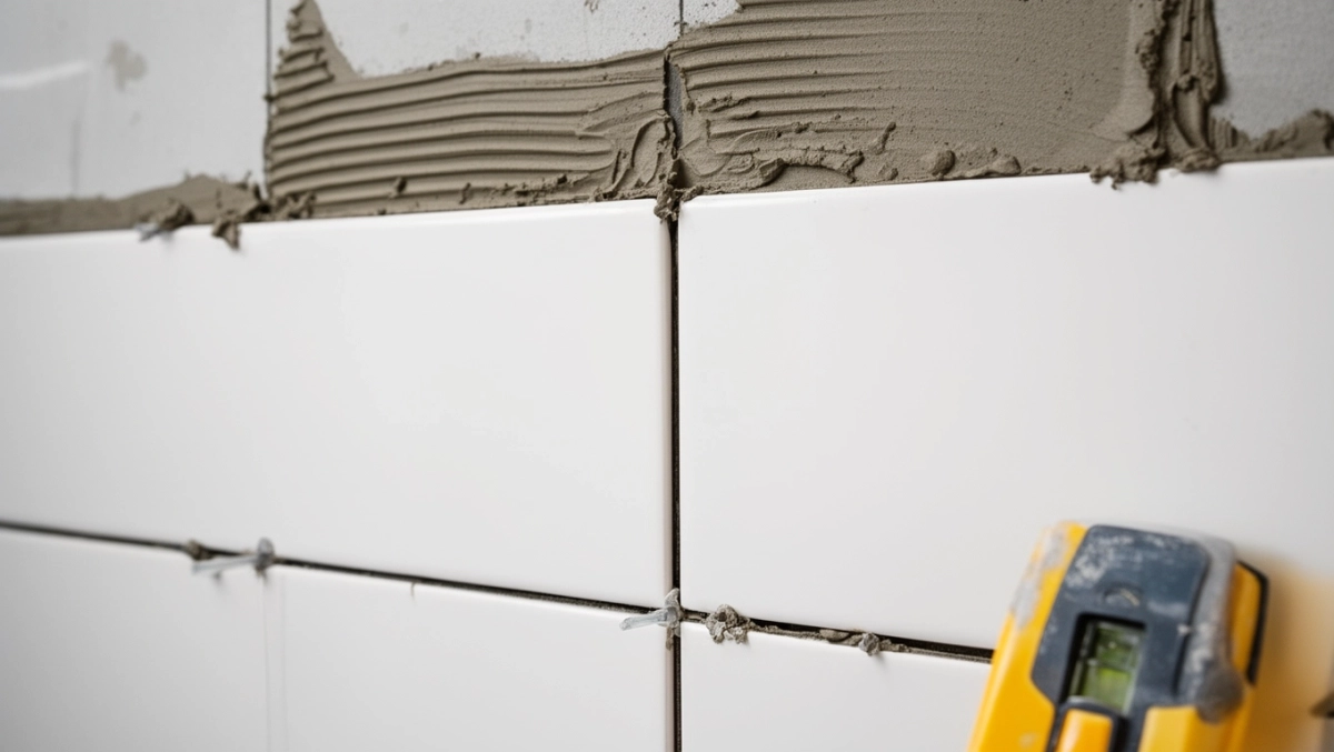 jak położyć płytki na ścianie