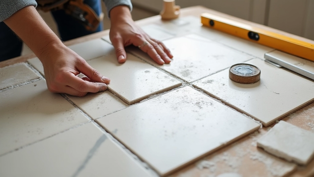 jak położyć płytki w kuchni na ścianie