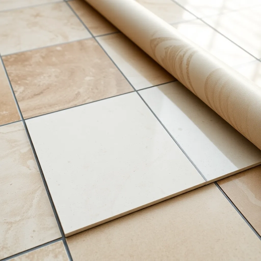 Jak położyć wykładzinę PCV na płytki