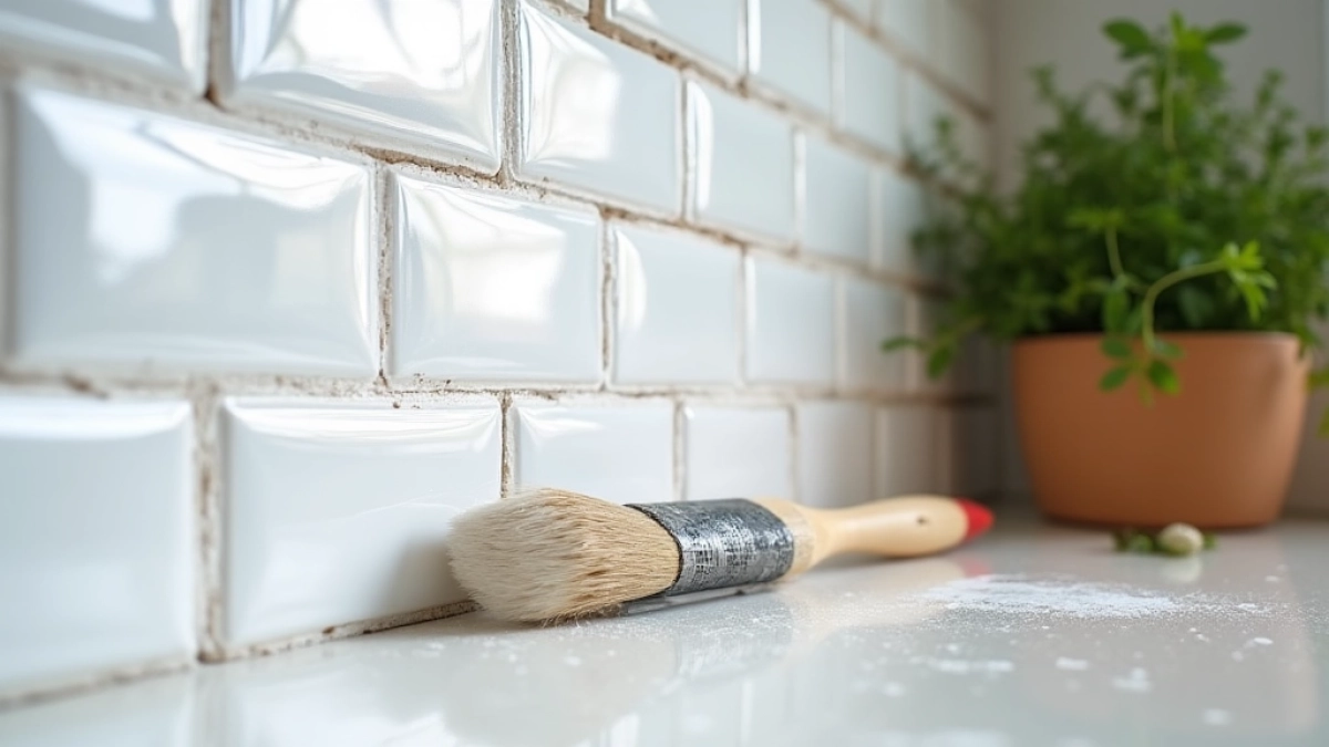 jak pomalować płytki w kuchni