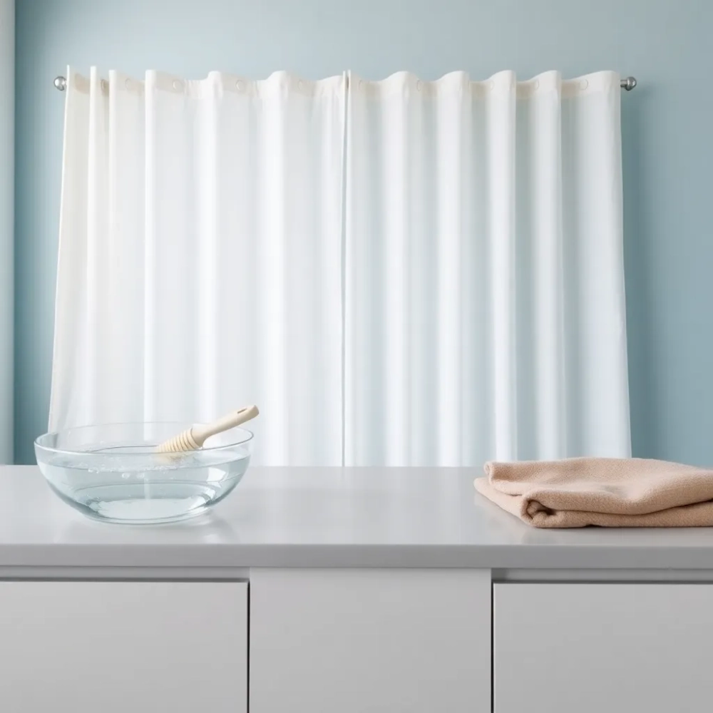 jak prać firany panele