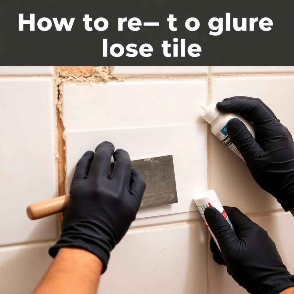 Jak przykleić odpadające płytki