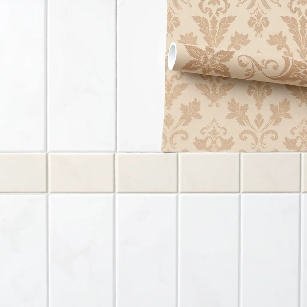 Jak przykleić tapetę na płytki ceramiczne